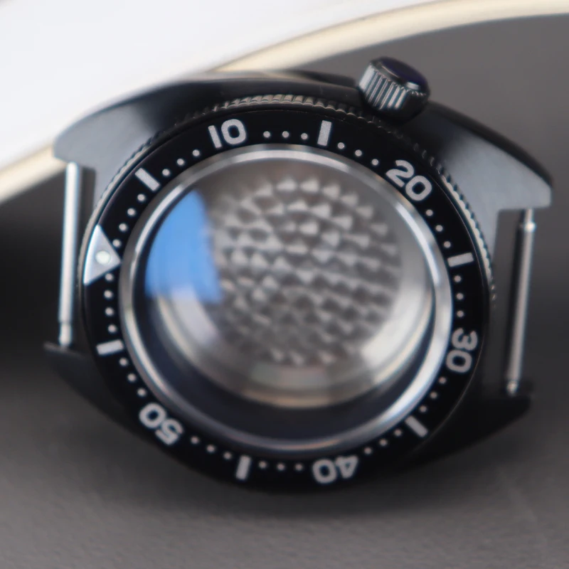 Black 41mm Luxury Watch Case Accessories Sapphire For SKX Abalone Seiko NH35 NH36/34/38 4R36 Movement 28.5mmDial 100m Waterproof