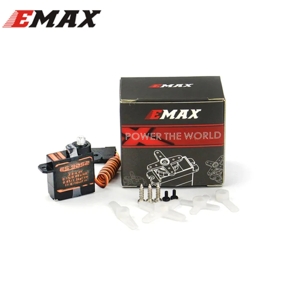 

2/4PCS EMAX ES9052MD Digital Metal Gear Servo 5.5g All-Purpose for Rc F3P Airplane Fixed Wing Drone DIY Parts