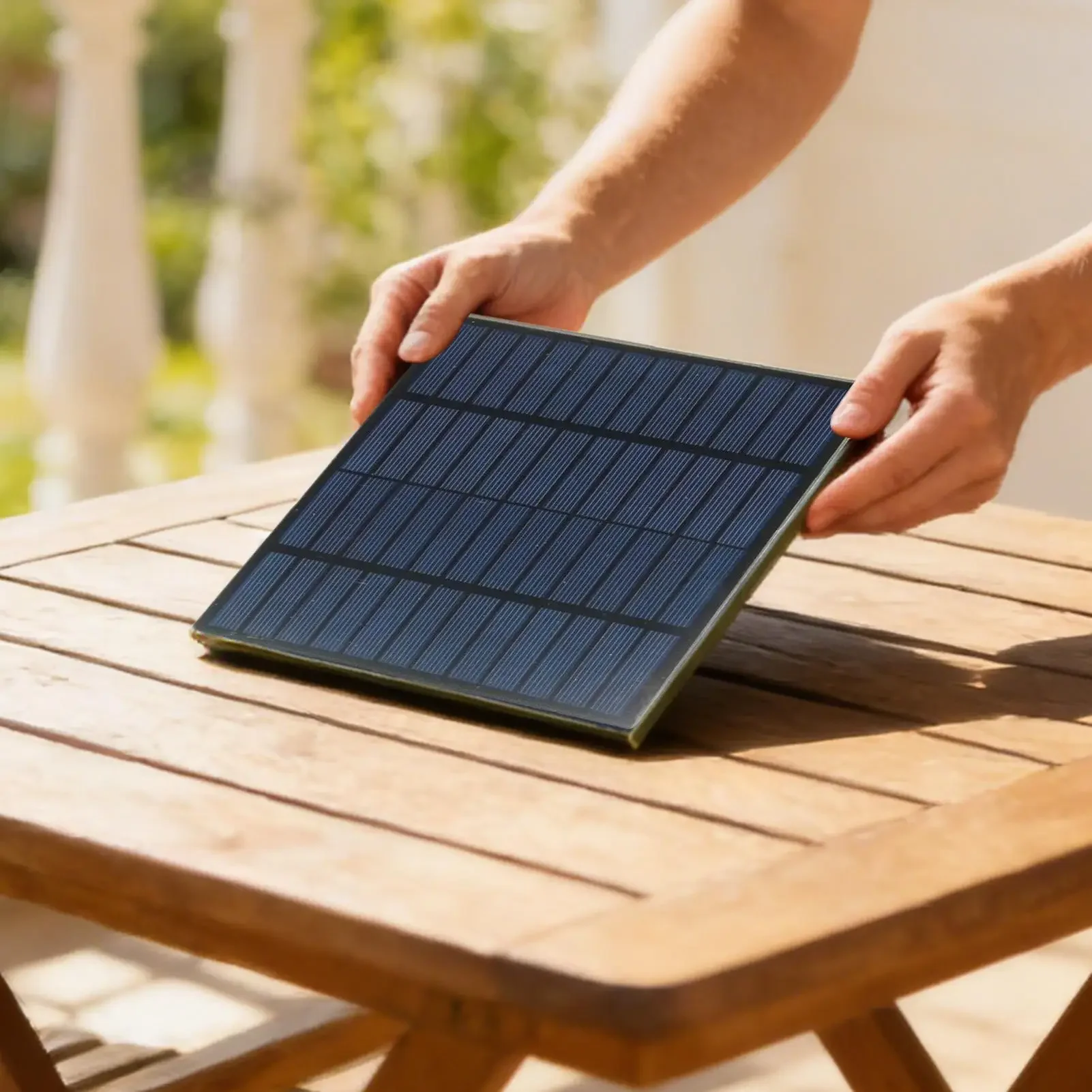Solar Panel 20W 12V Solar Battery Panel Security Camera Charger Battery for Outdoor Backyard Shed Barn Garden Pathway Farm
