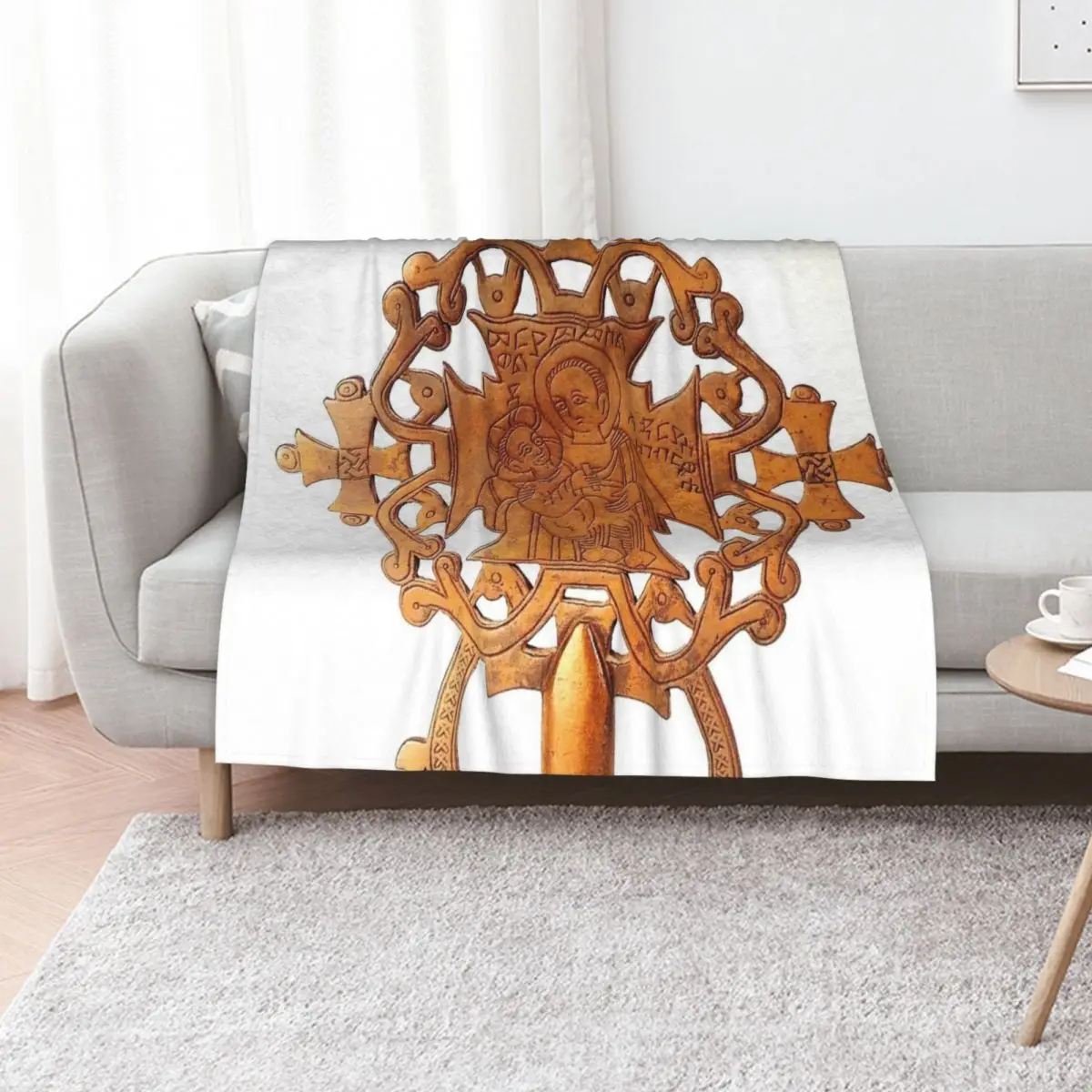 

Cross Throw Blanket Custom Fashion Sofas blankets ands Beach Blankets