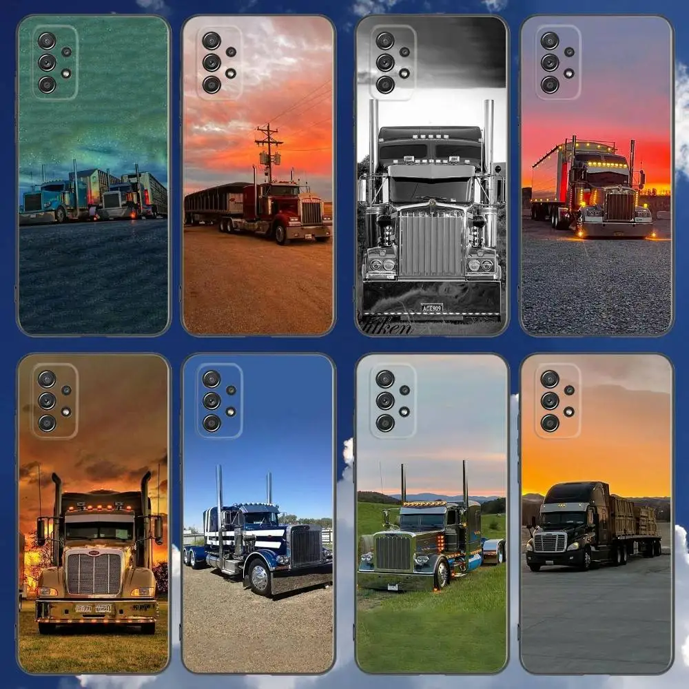 

Cool H-Heavy Truck Car Phone Case For Samsung Galaxy A 91,80,73,72,71,53,52,51,22,5G Shockproof Soft Black Cover