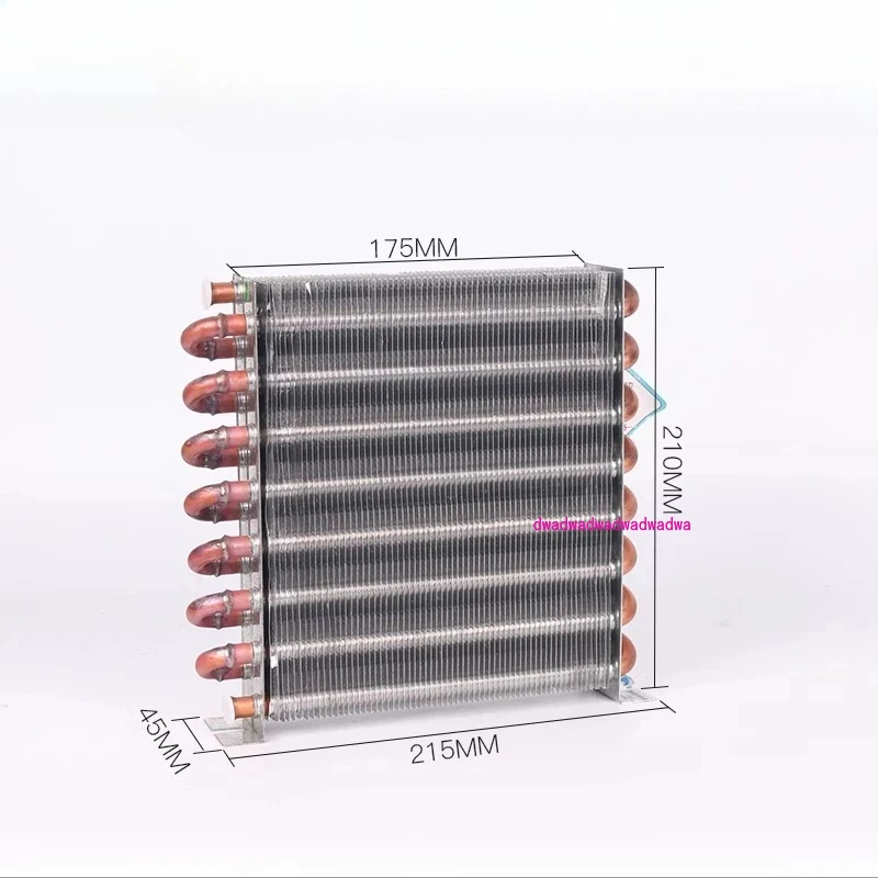 

air-cooled condenser refrigerator cooling and heat dissipation freezer finned copper tube evaporator without shell