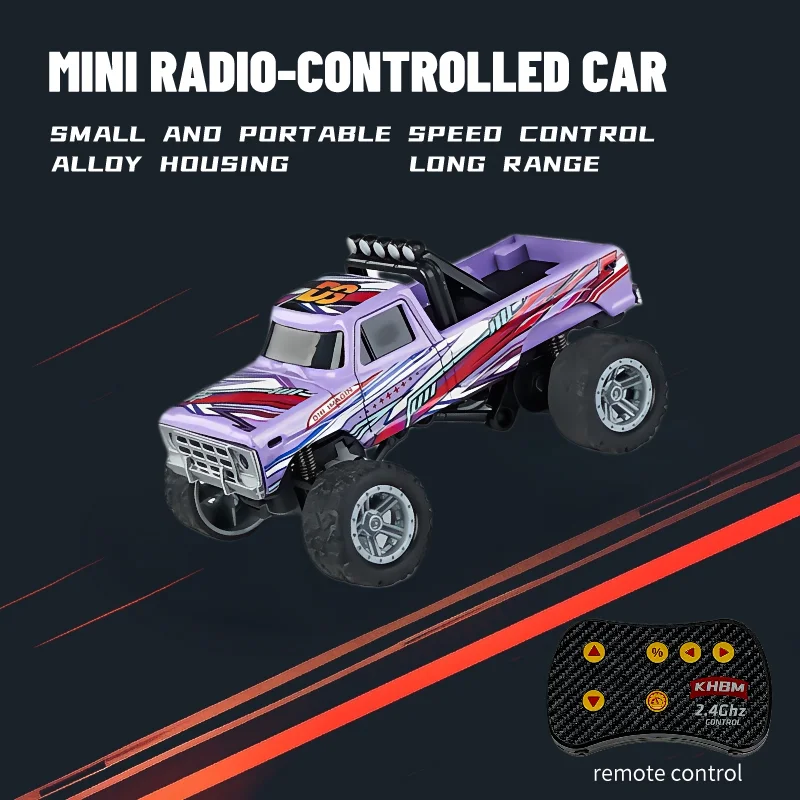 Nieuwe RC Auto MINI Legering 1/64 Afstandsbediening Auto Handig om 60 Minuten Werktijd te dragen Kinderen Geschenken Elektronisch Speelgoed