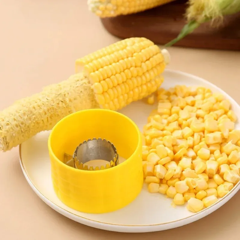 Corn Stripper Peeler Cutter Thresher, Corn Stripping Tool, Fruit Vegetable Cutter, Kitchen Cooking Accessories Gadget ﻿