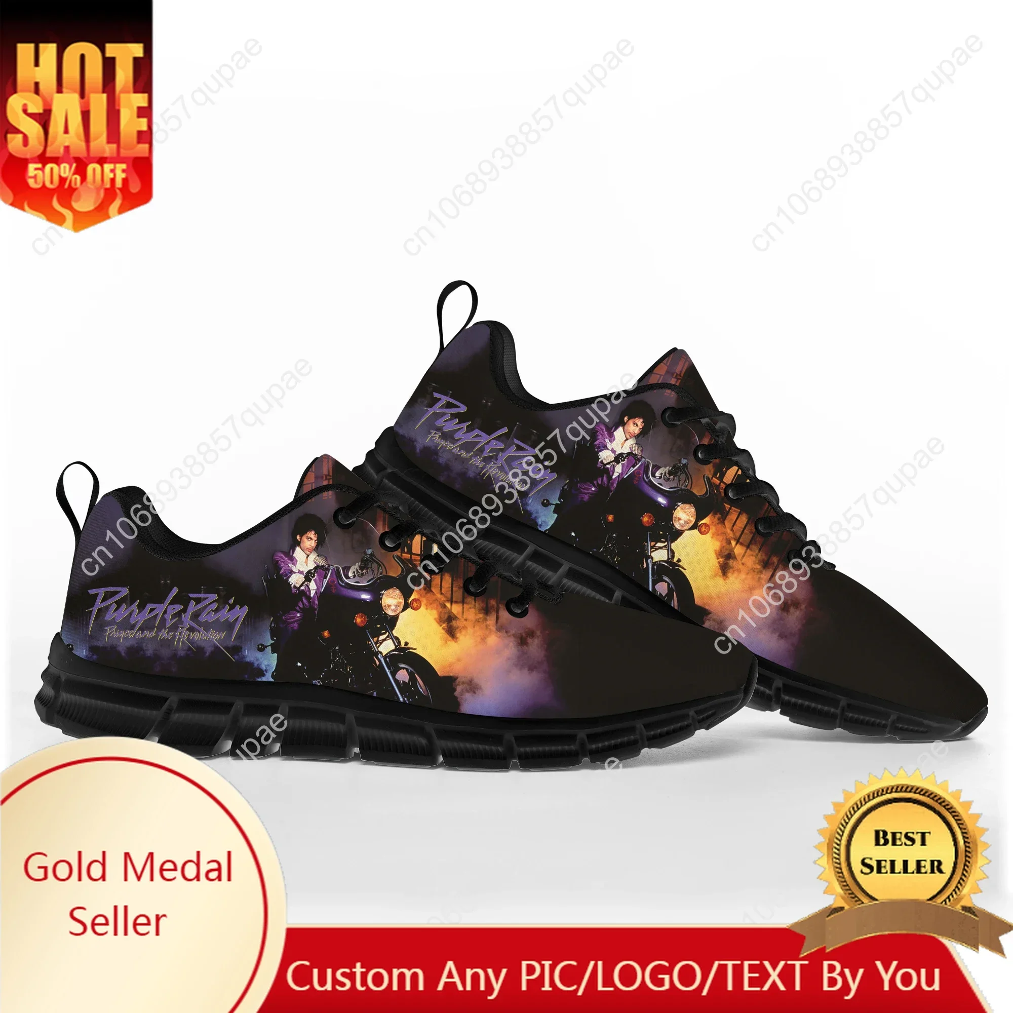 

Prince Rogers Nelson Purple Rain Sports Shoes Mens Women Teenager Sneakers Casual Custom High Quality Couple Shoes