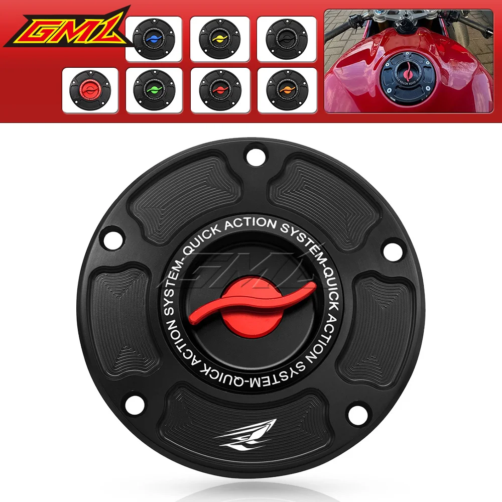 

Motorcycle Fuel Tank Cap For MV Agusta F4 2010-2018 F4 R 2010-2014 F4 RR 2012-2018 F4 RC 2015-2018 Keyless Gas Tank Cover