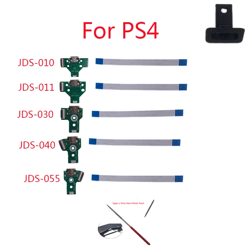 1 قطعة لتقوم بها بنفسك Type-C شحن ميناء المقبس ل PS4 001 011 030 040 055 وحدة تحكم أصلية استخدام استبدال أداة لوحة دوائر كهربائية الطابعة