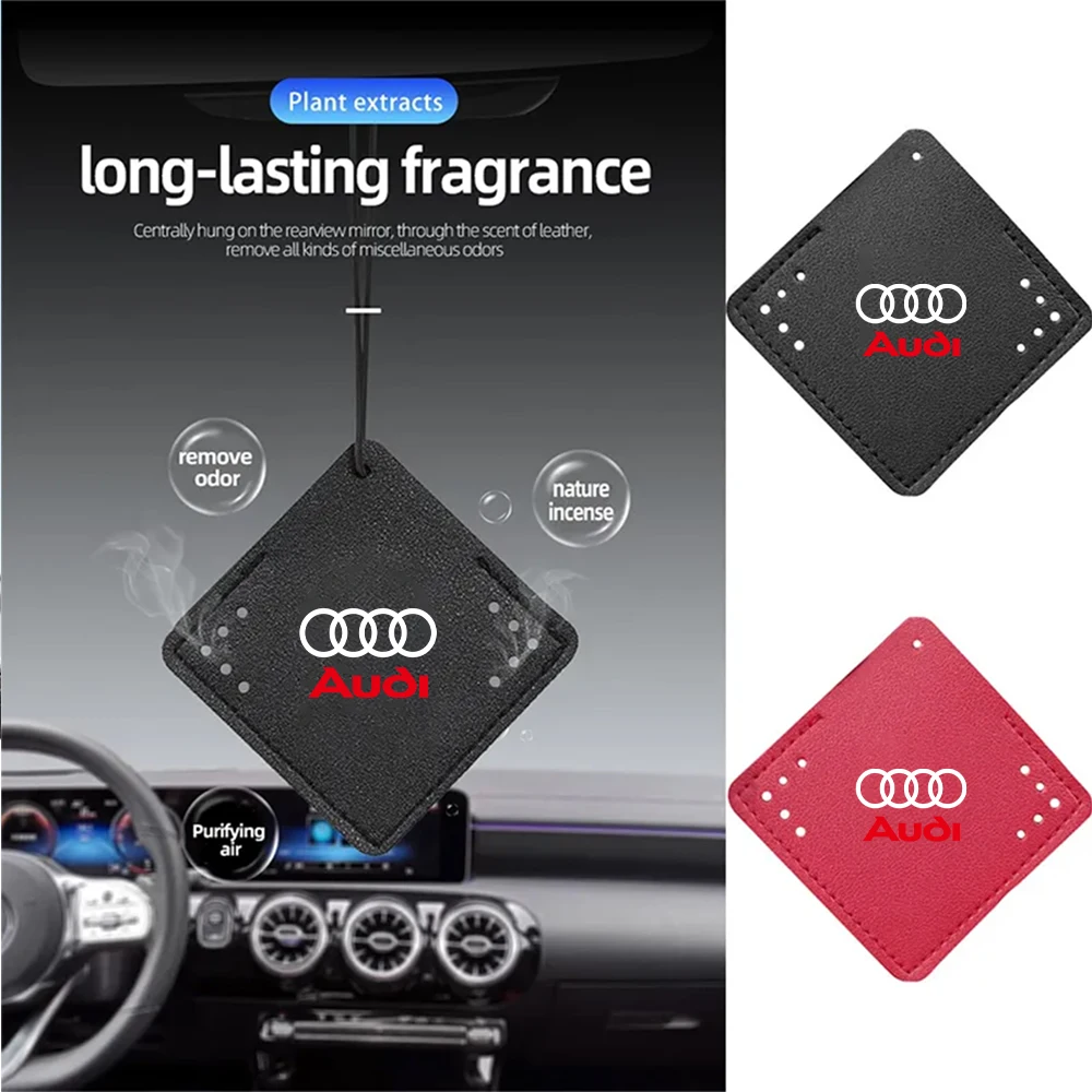 

Car Air Freshener Rearview Mirror Pendant Aromatherapy Sachet For Audi A3 A4 A4L A5 B3 B4 B5 B6 B7 B8 RS3 Quattro C5 C6 C7 C5 C6