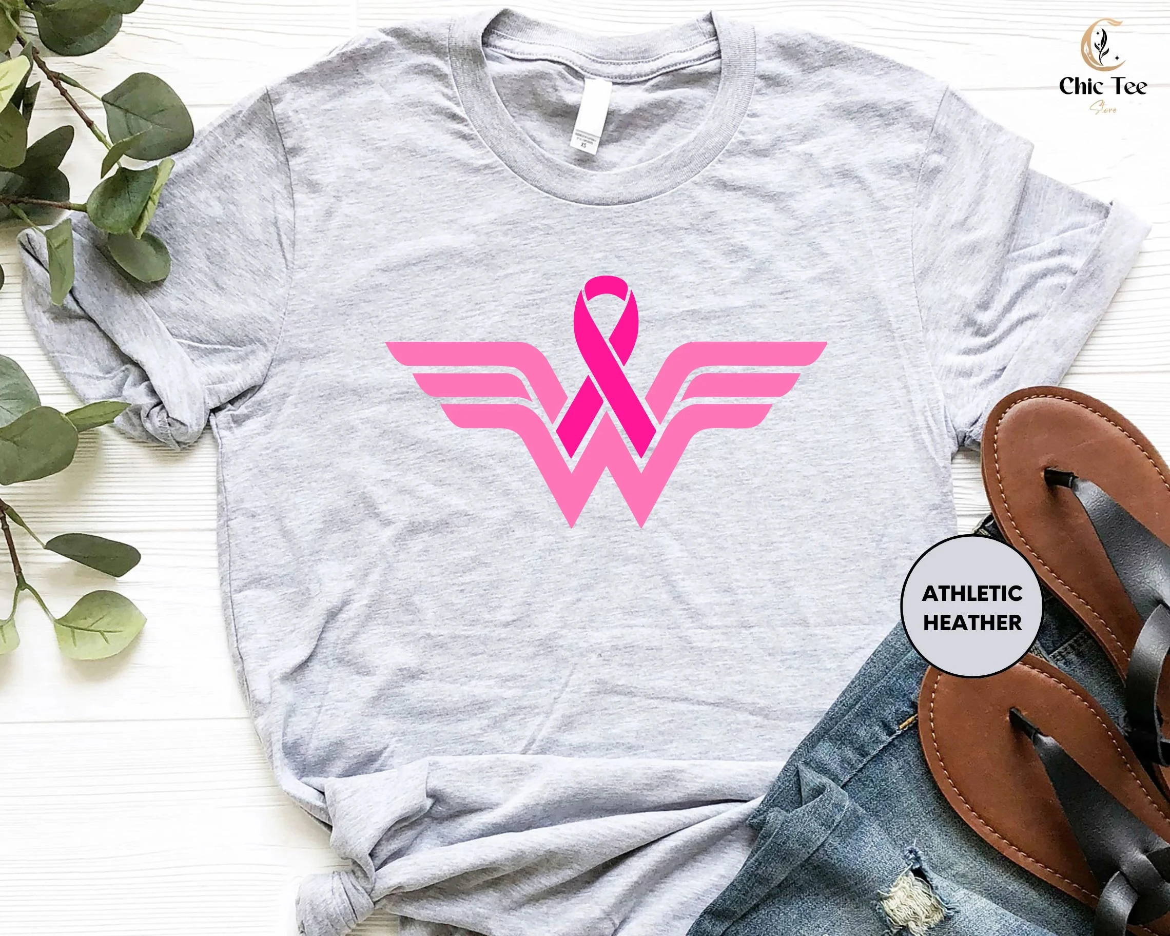 عجب النساء القمصان السرطان الشريط التي شيرت مقاتلة السرطان المحملة سرطان الثدي الوعي قميص المرأة القوية مثالية للمحاربين الآليين