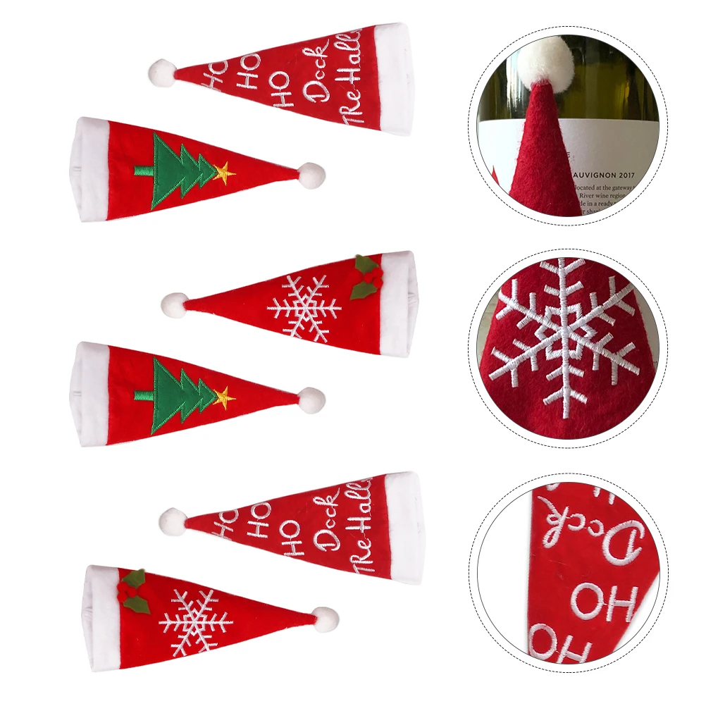 

6pcs Cartoon Knife Fork Cover Christmas Cutlery Set Silverware ganizer Tableware Pouches Dining Supplies Storage