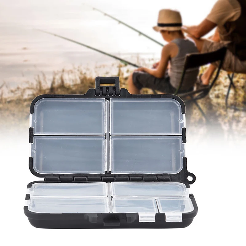 Double Layer Detachable Fishing Tackle Box Fishing Spoon Hook Bait Storage Box Fishing Accessories