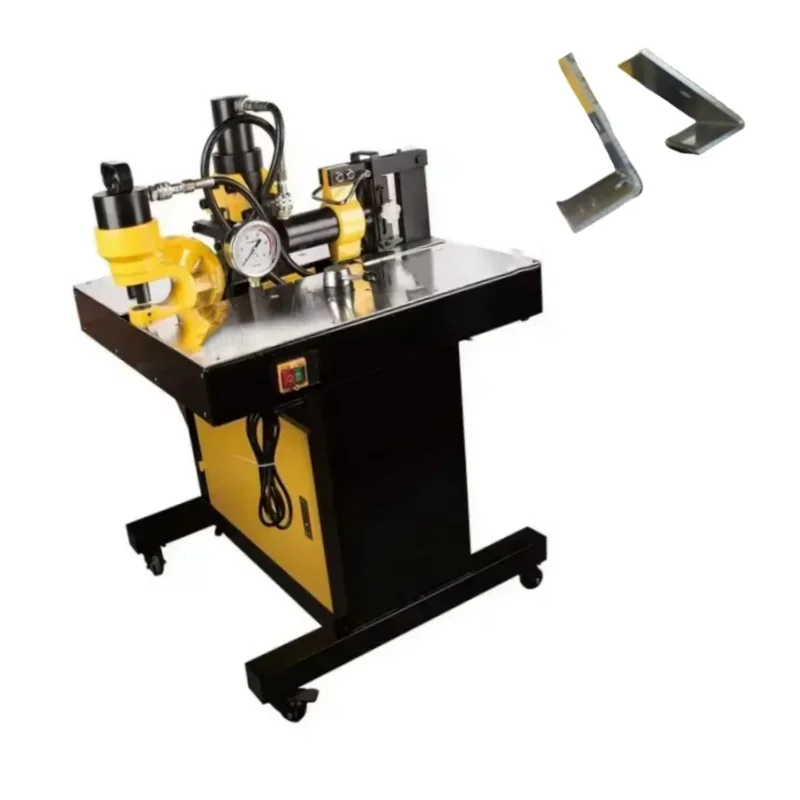 

metal busbar groove processing ball rolling machine can cut punch horizontal and vertical bending steel, core components bearing