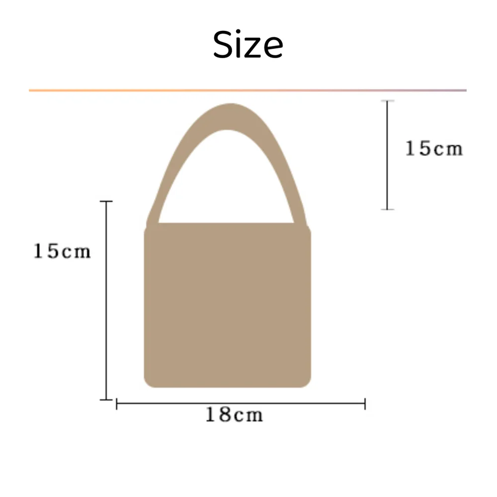 Women's Winter Lamb's Wool Plush Tote Bag Female Korean Sweet Solid Color Handbag Fluffy Casual Bucket Shopper Shopping Bags