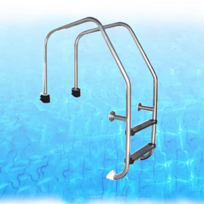 Top Design Corrosion-Resistant Stainless Steel 304 Wide Vision Poolside Safety Step Ladder for Swimming Pool