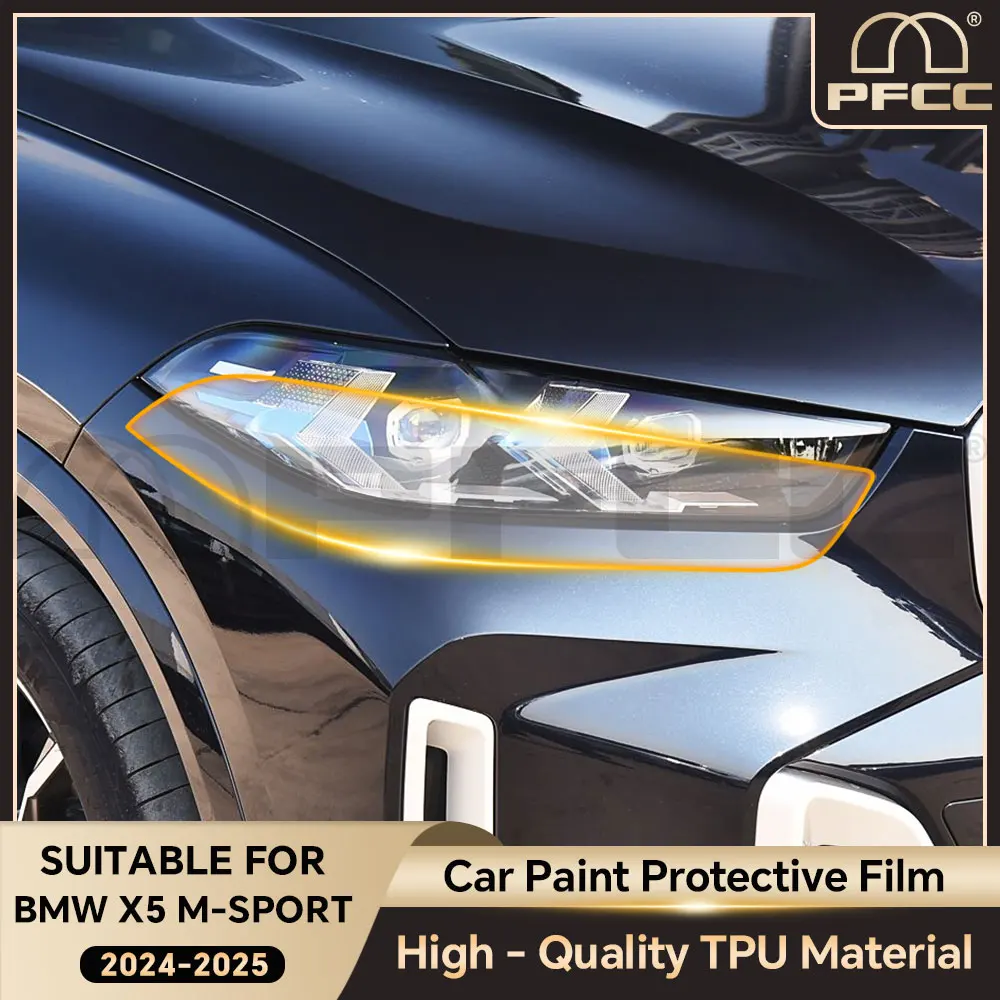 

For BMW X5 M-Sport Drive40 50 m60 TPU Protection Film Body Sticker Self Healing Invisible Transparent Rear View Mirror Headlight