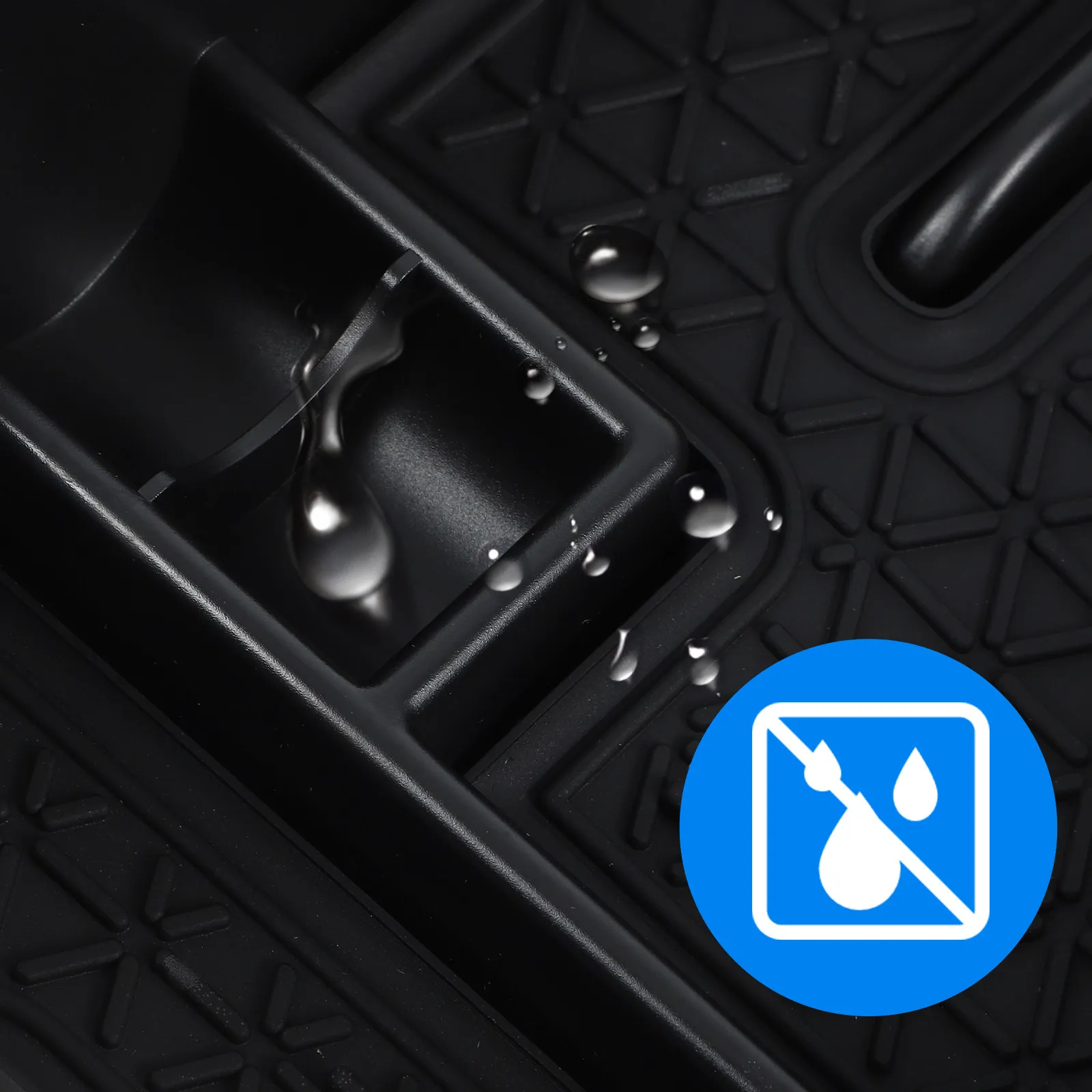 

Dashboard Storage Tray for Car Sturdy PP Material Car Armrest Organizer Box Multi-Functional Center Console Storage