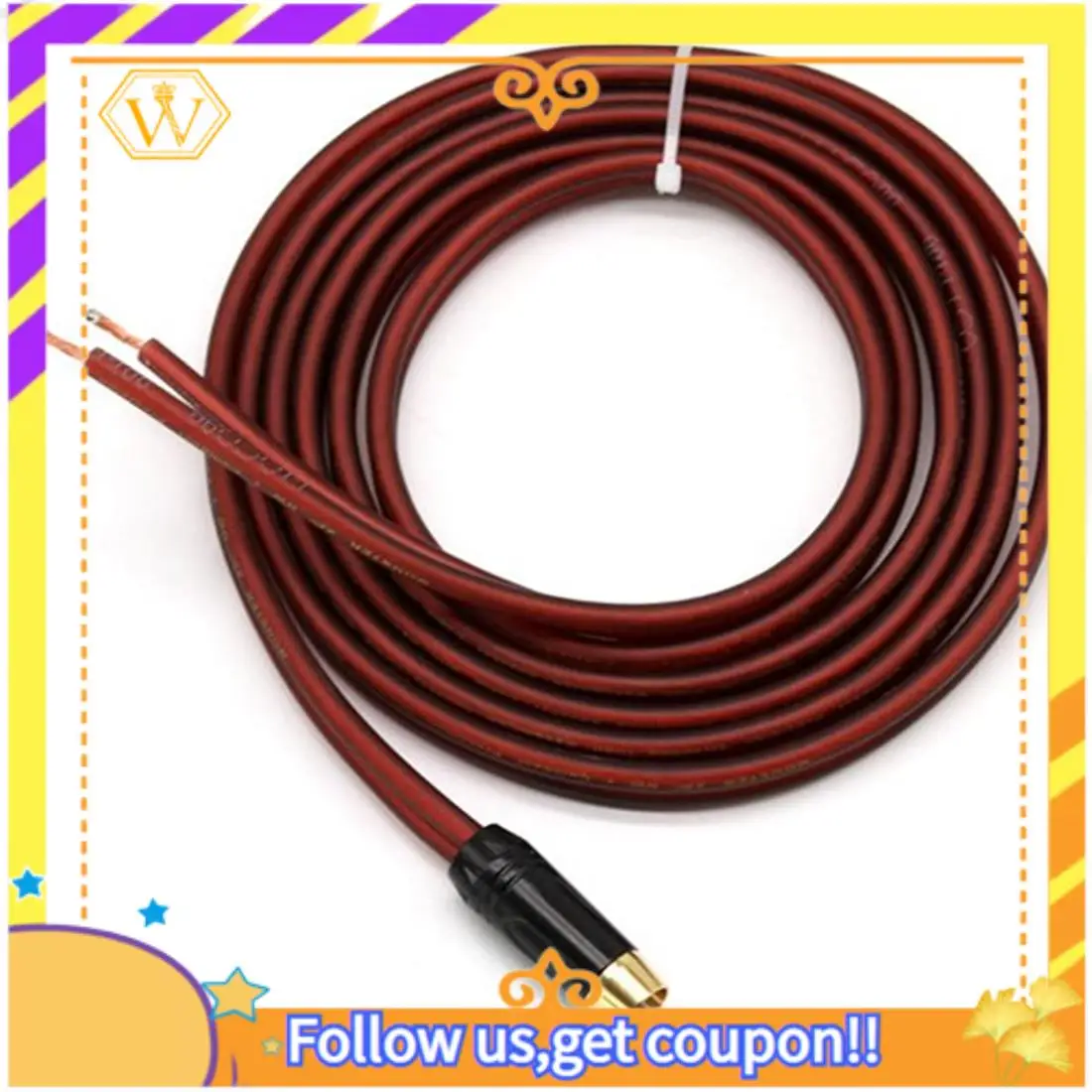 

A01K-2Pcs Кабель динамика RCA Голый провод Провод динамика к разъему RCA, сменный адаптер разъема RCA к голую проводу Открытое аудио