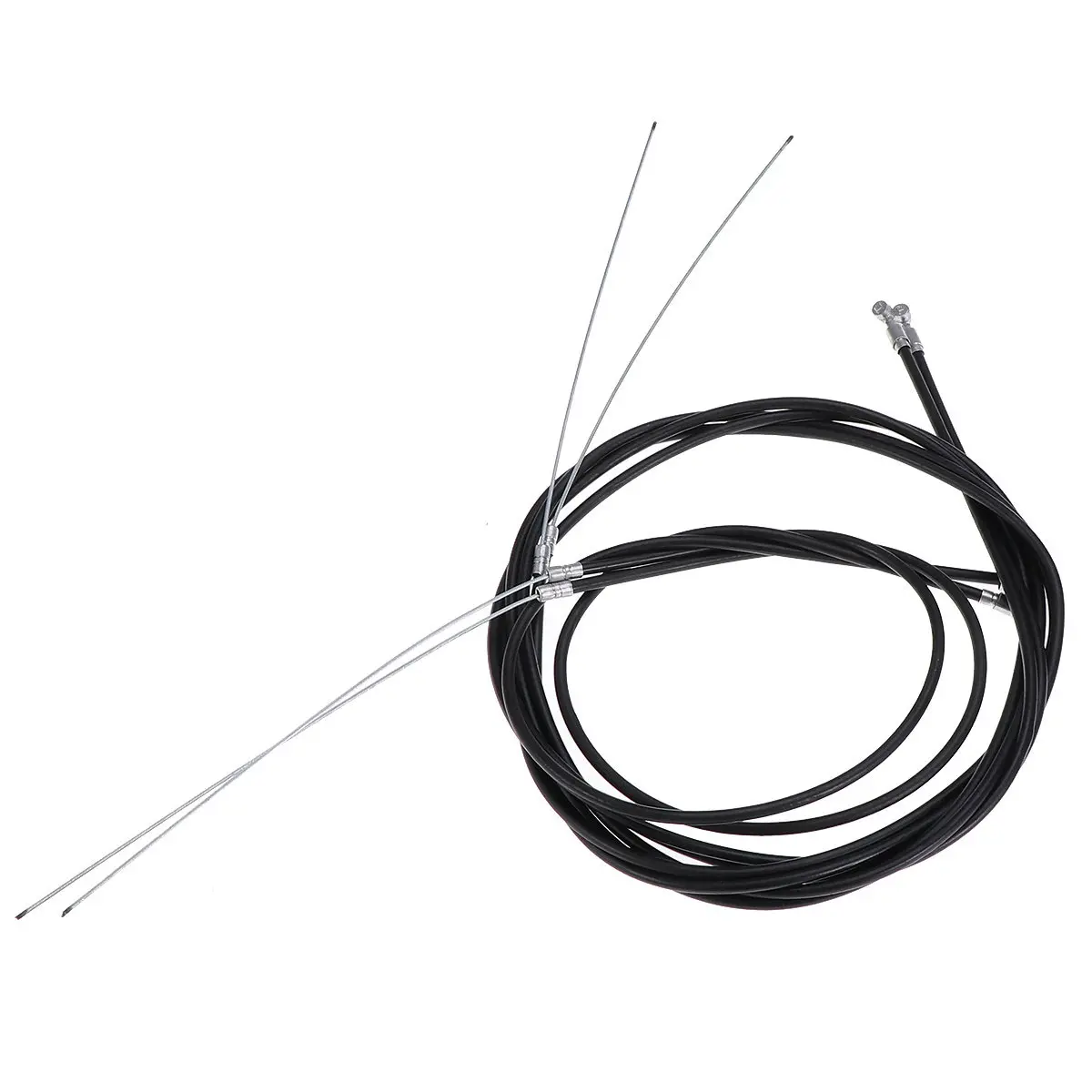 4Pcs Premium Brake Shifter Cable Set for Rear Derailleur Aluminum Alloy Electrophoretic Coating Slick Cable Housing Kit for