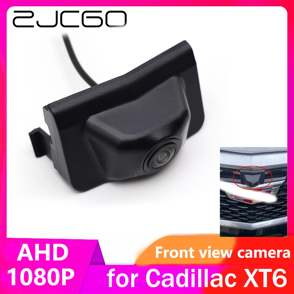 

ZJCGO AHD CVBS 1080P 170° Car LOGO Parking Front View Camera for Cadillac XT6 2019 2020 2021 2022 2023