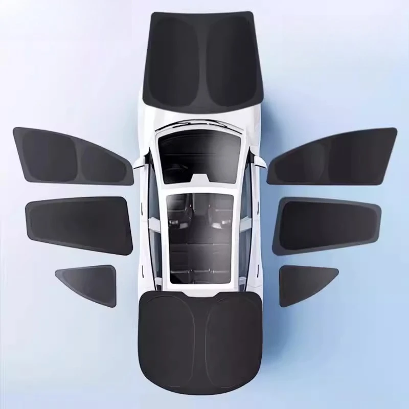

Car sunshade glass insulation front and rear sunshade baffles
