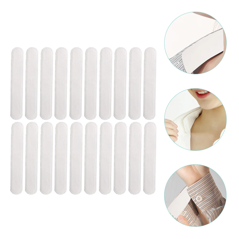 100 Pcs Hats Sweat Sticker Protector Pad Absorbing for Sweat-absorbing Stickers Liner White Absorption Women's