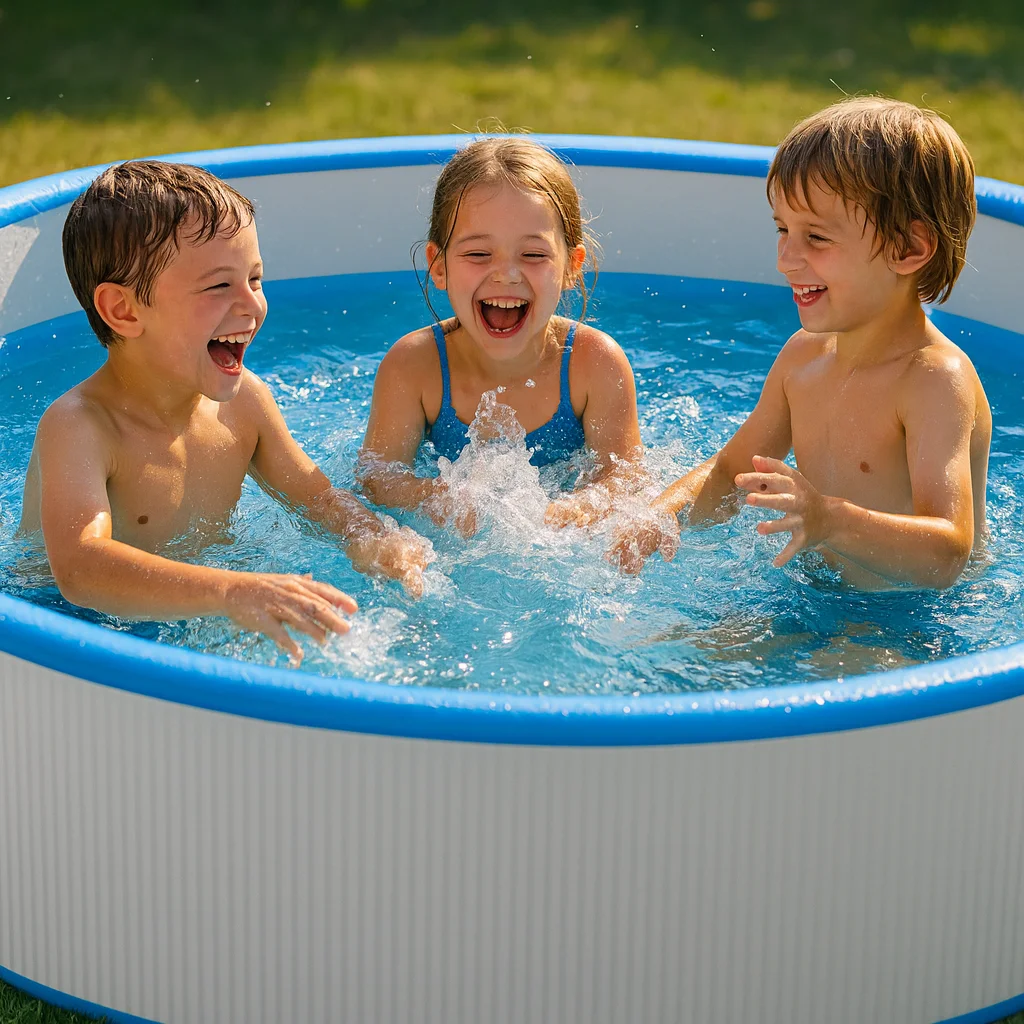 Aufblasbarer Drop Stitch-PVC-Pool, oberirdisches Hinterhofpool für Kinder in Sondergröße