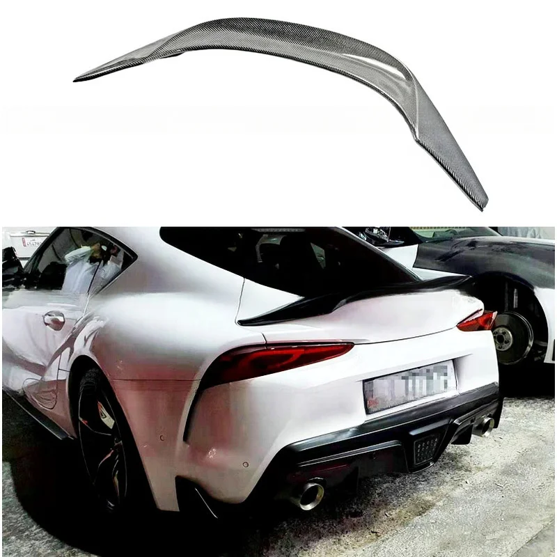 High Quality EPA2 Style Carbon Fiber Rear Trunk Spoiler Fit For Toyota GR Supra A90 2019+ Car Exterior Mod Accessories 4
