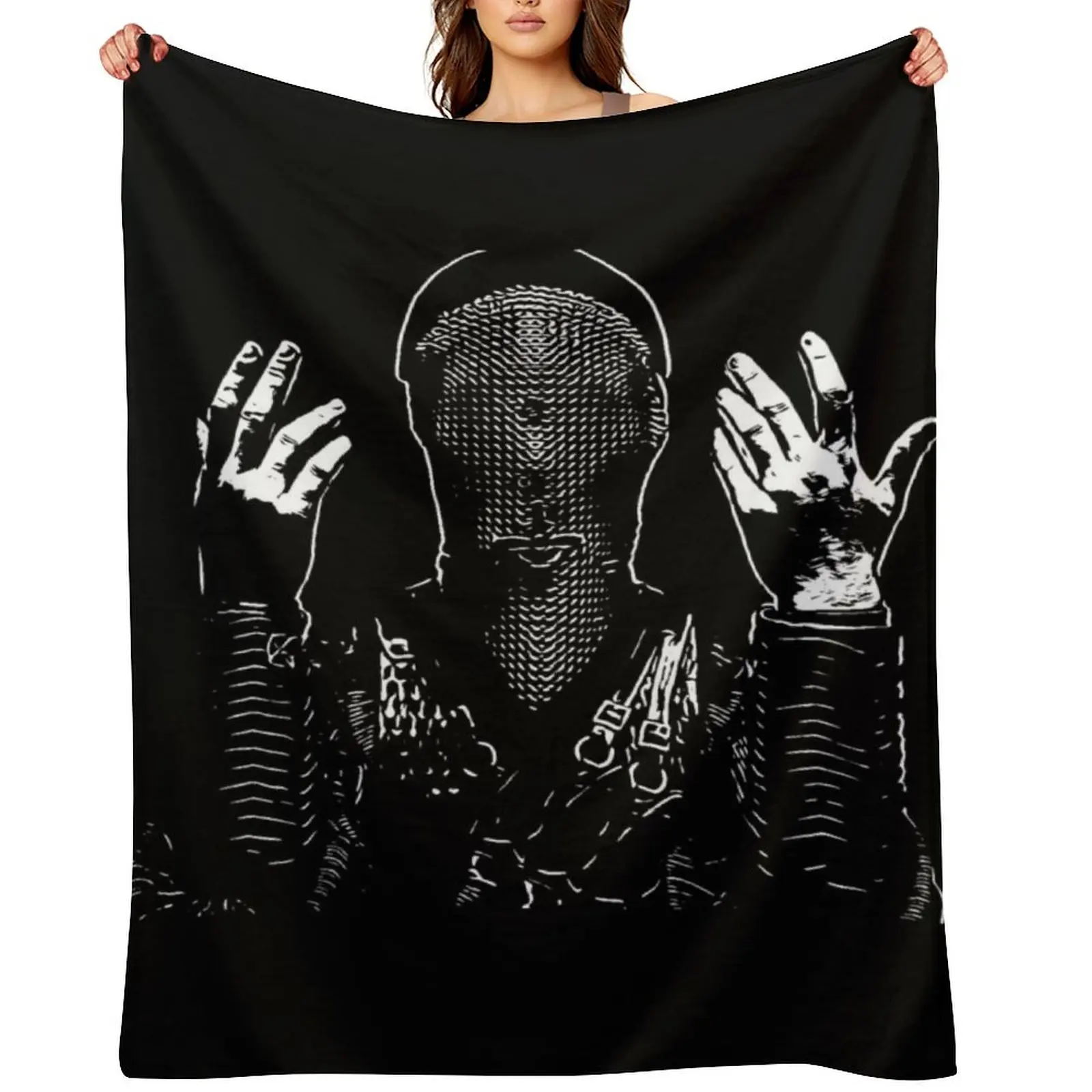 

badass beatrice warrior nun masked Throw Blanket Luxury Throw Sofa Luxury St Thermal Blankets