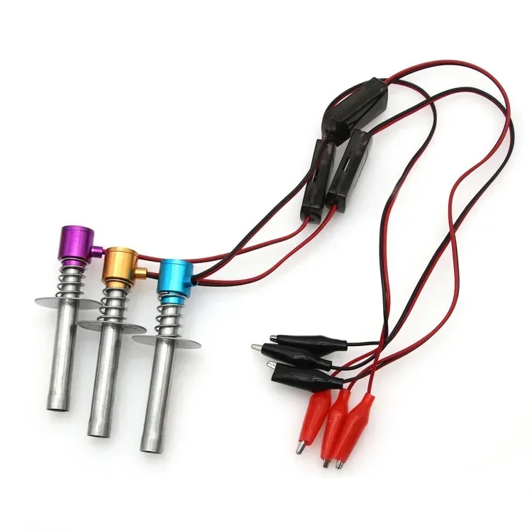 Electric Candles Glow Plug Starter Igniter for 1:8 1:10 Truck RC Car