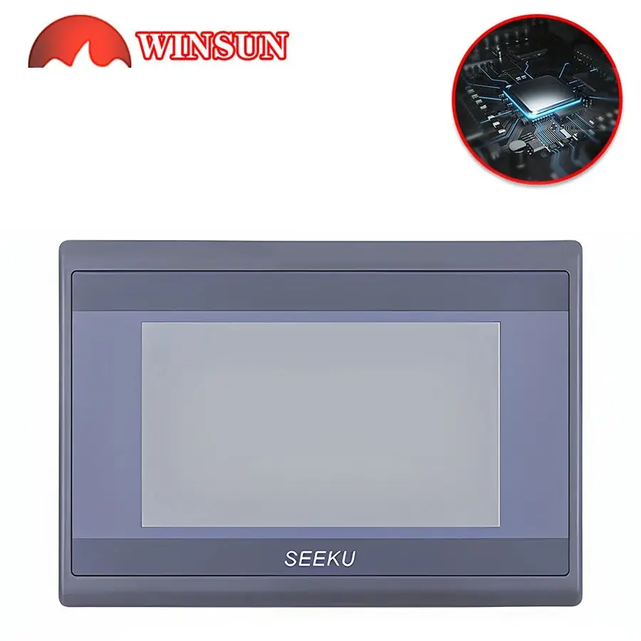 Seeku WS4322 4312 4320 Przekaźnik tranzystorowy wyjście HMI PLC Uniwersalny kontroler z ekranem dotykowym 4,3 cala Panel zintegrowany — zdjęcie 3