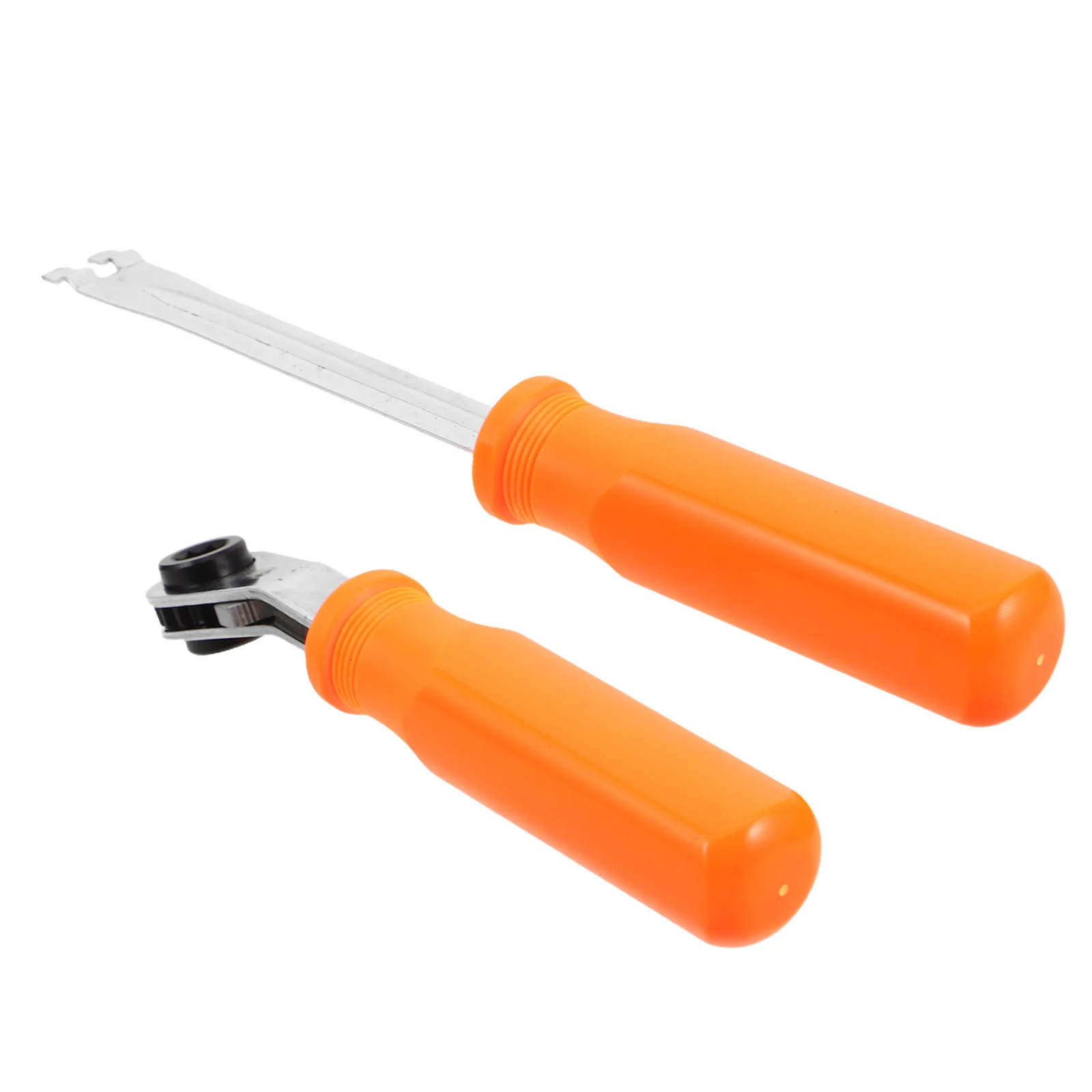 

2pcs Slack Adjuster Wrench Heavy Duty Ratcheting Brake Adjustment Tool For Automatic Air Brakes Truck Car Maintenance Tension