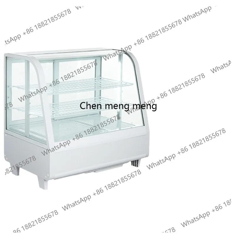 

Refrigerated display cabinet Cake cabinet Commercial desktop air-cooled frost-free glass fresh-keeping small freezer