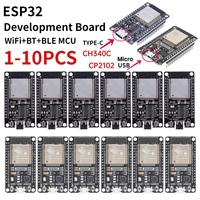 ESP32 -32 Development Board TYPE-C CH340C/ USB CP2102 WiFi+Bluetooth Ultra-Low Power Consumption Dual Core Wireless Module