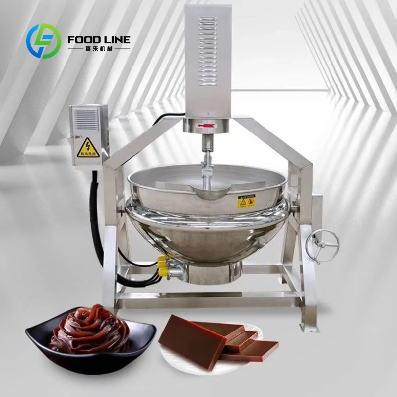 Custom 50-600L Stirring Sugar Melting Jacketed Pot Stainless Steel Electric Heating Tank for Sugar Dissolving Paste Cooking