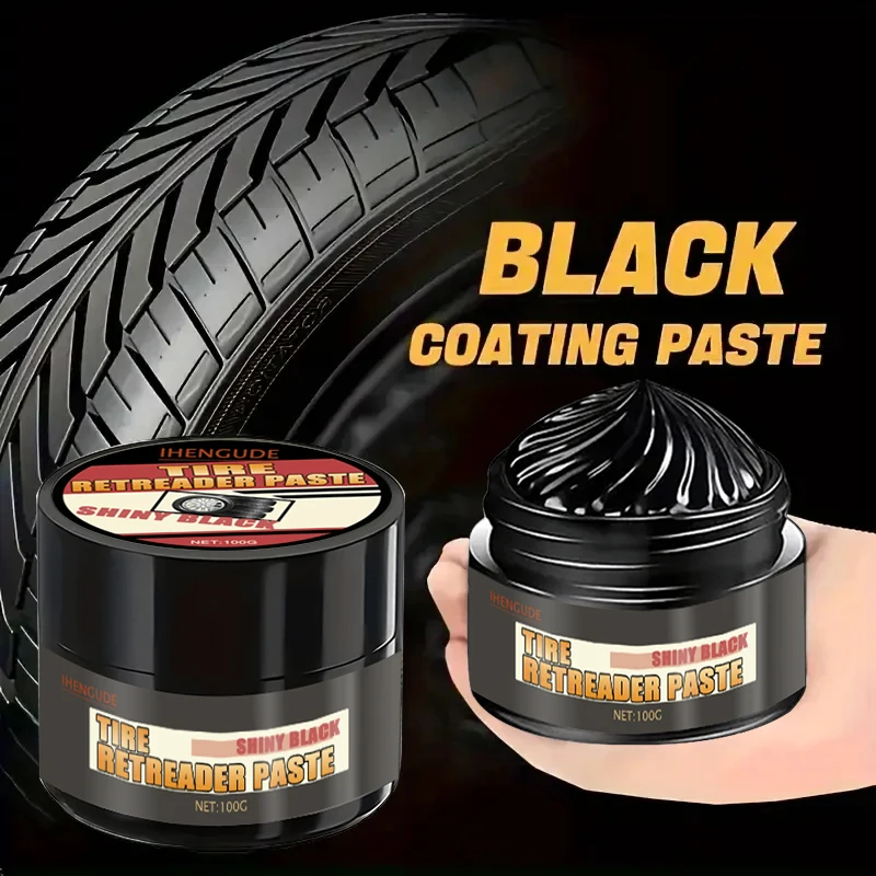 

1 шт. 100 г комплект для ремонта автомобиля: черный воск для салона, приборная панель, пластик, шина, паста для ухода за сиденьями из искусственной кожи, паста для ремонта внешнего пластика - комплексное омоложение салона автомобиля