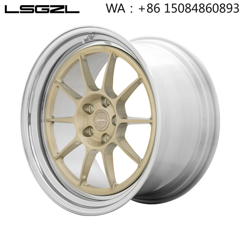 Multicolor Custom Spray Paint 2 Piece Forged Wheel Rim High Toughness Anti Deformation Passenger Car Auto Styling Accessories Pa