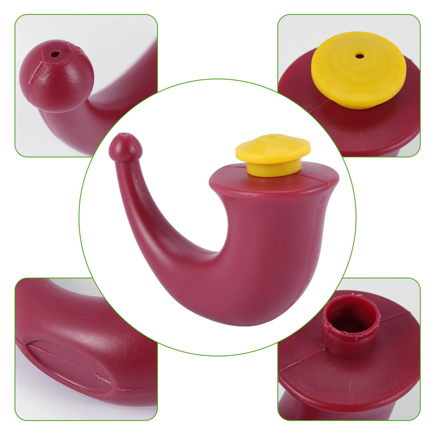 Yoga Nasale Neti Pot Spoelen Neus Wassysteem Sinus Irrigatie Sinussen 200Ml