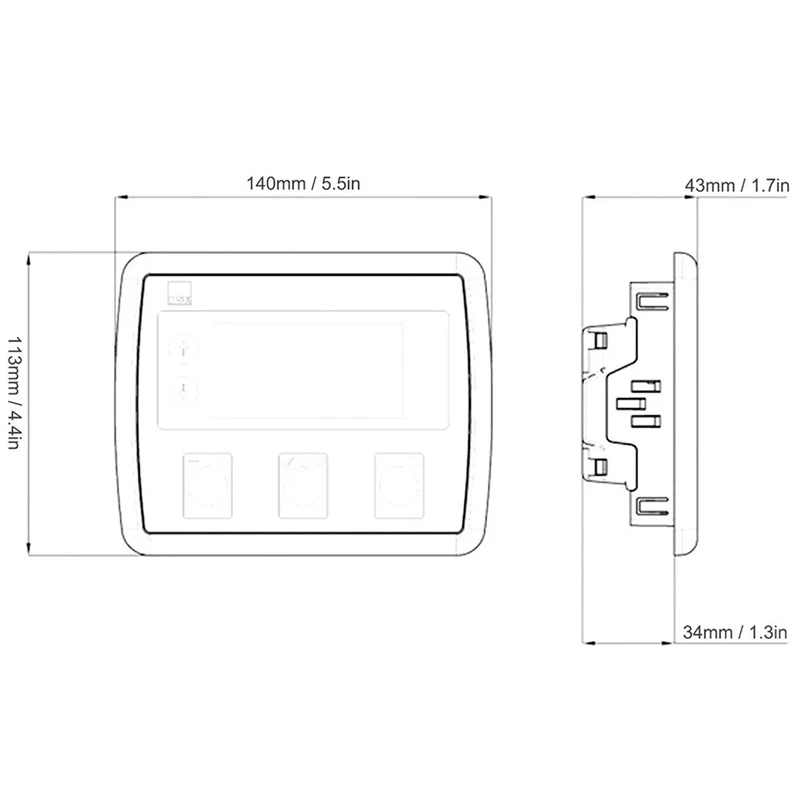 ทดแทนตัวควบคุมสำหรับแผงโมดูลควบคุมเครื่องกำเนิดไฟฟ้า DSE4520MKII