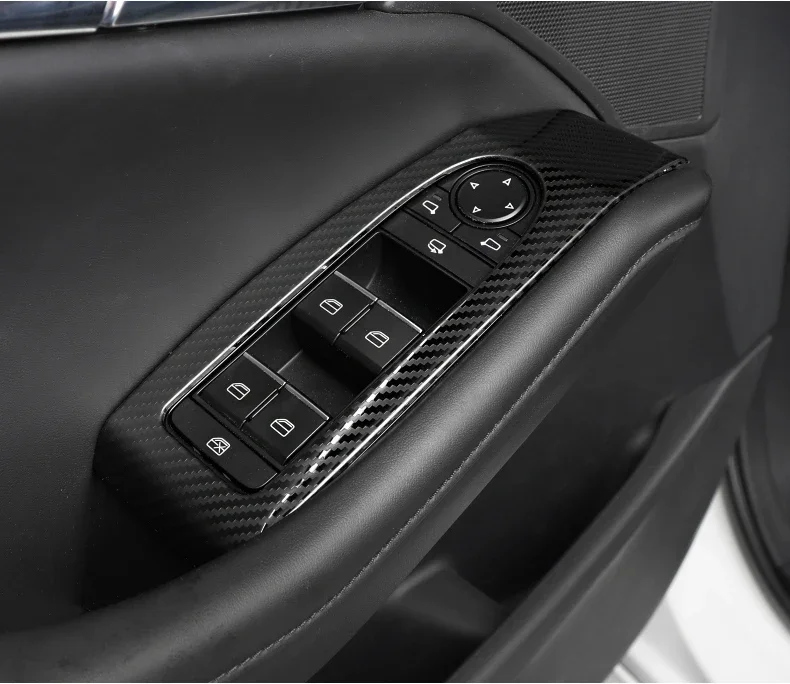 Für Mazda 3 BP 2019 2020 2021 2022 2023 2024 2025 2026 Auto-Fensterheber-Schalter-Panel-Verkleidung Zubehör LHD – Detail 11