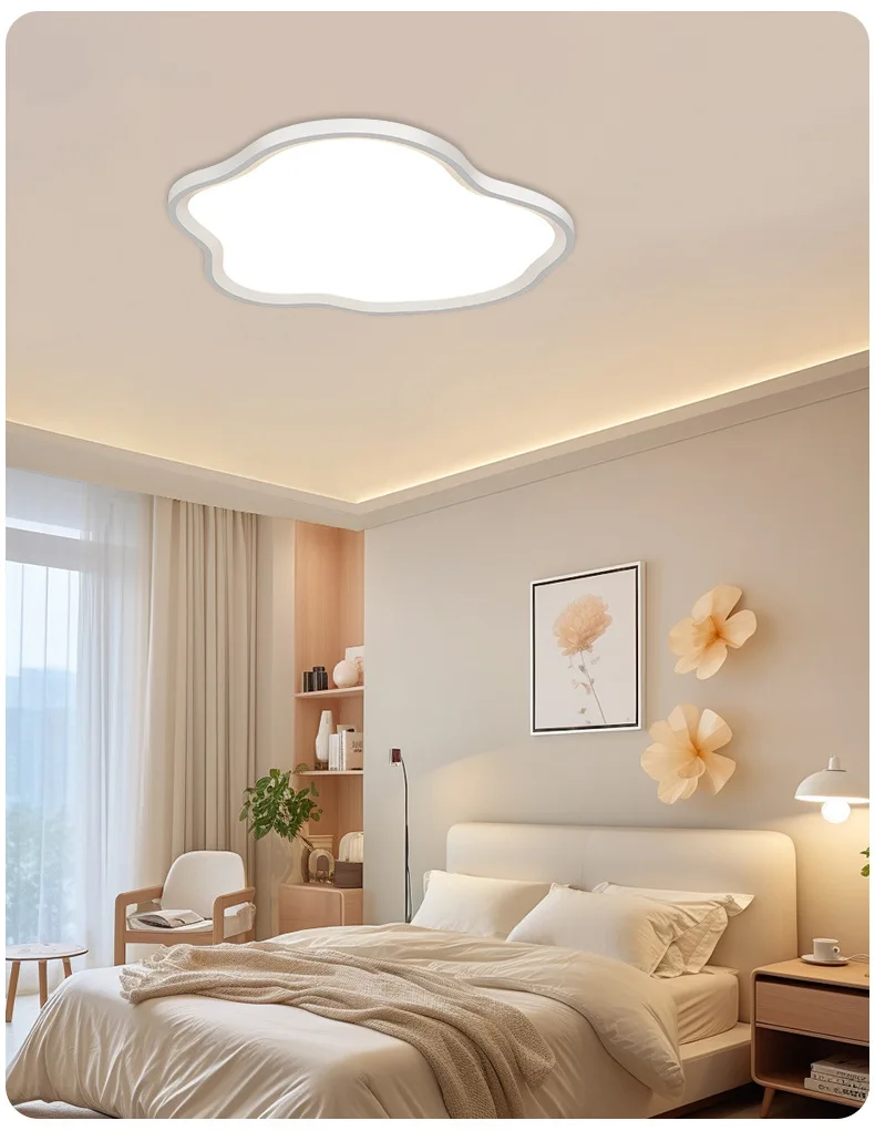 （001）Full Spectrum Ceiling Lamp Zhongshan Lamp Living Room Main Lamp Simple Home Led Bedroom