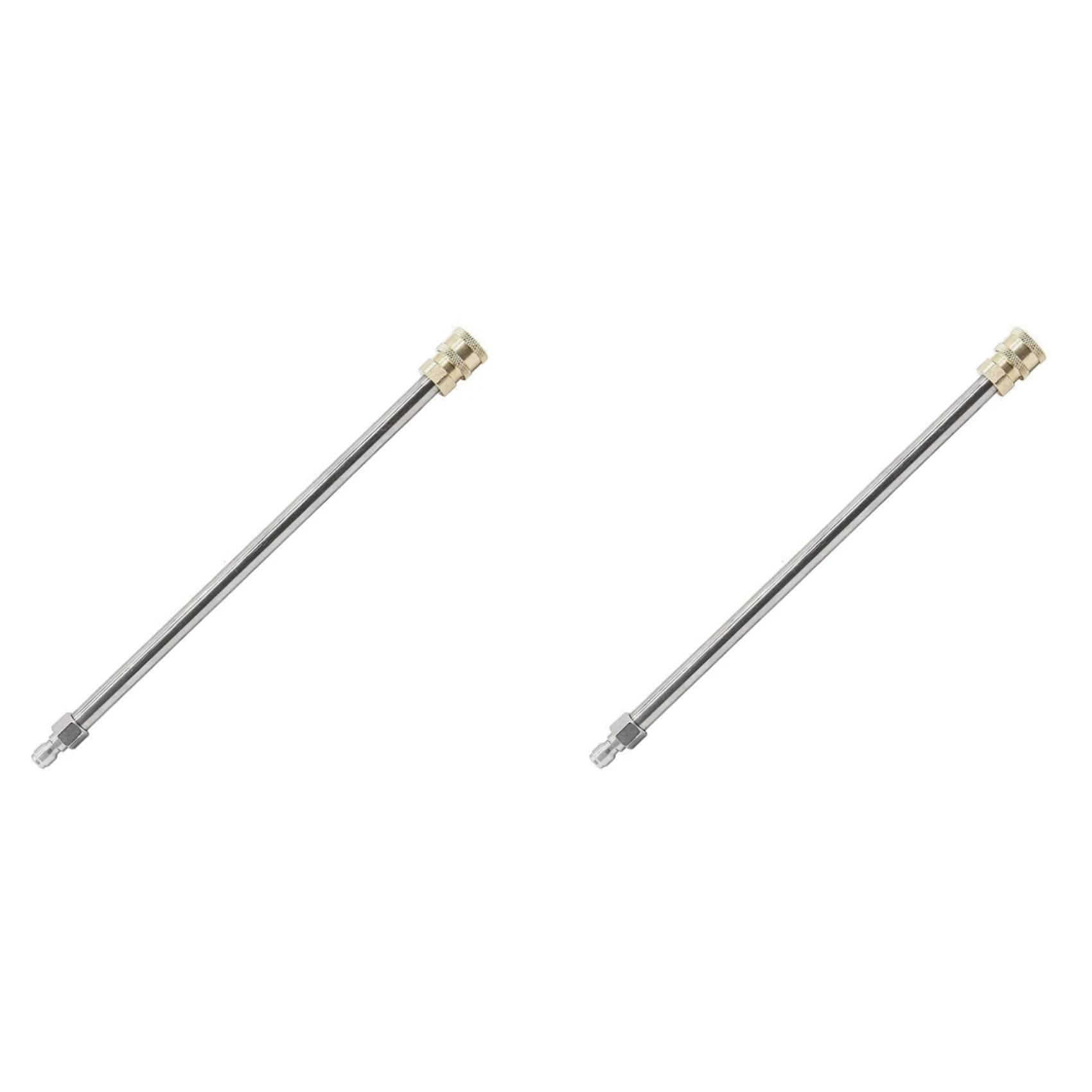 2X Pressure Washer Extension Rod 15.75-Inch Stainless Steel 1/4 Inch Quick-Connect Electric Washer Nozzle