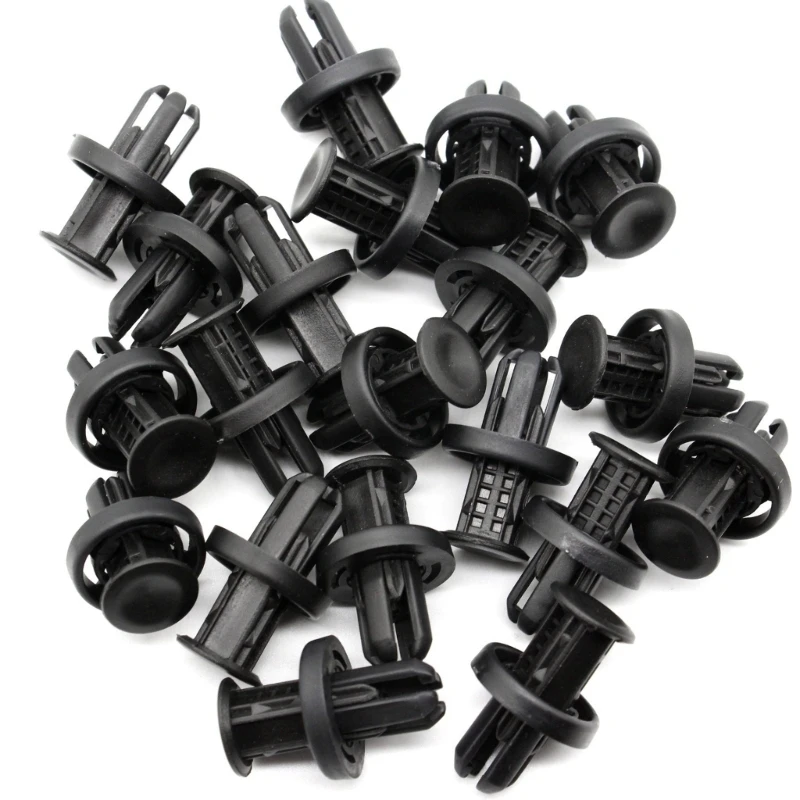 Car Body Clip Universal 10mm Hole Application Bumper Retainer Secure Locking Replaces 91505TM8003 for Automotive