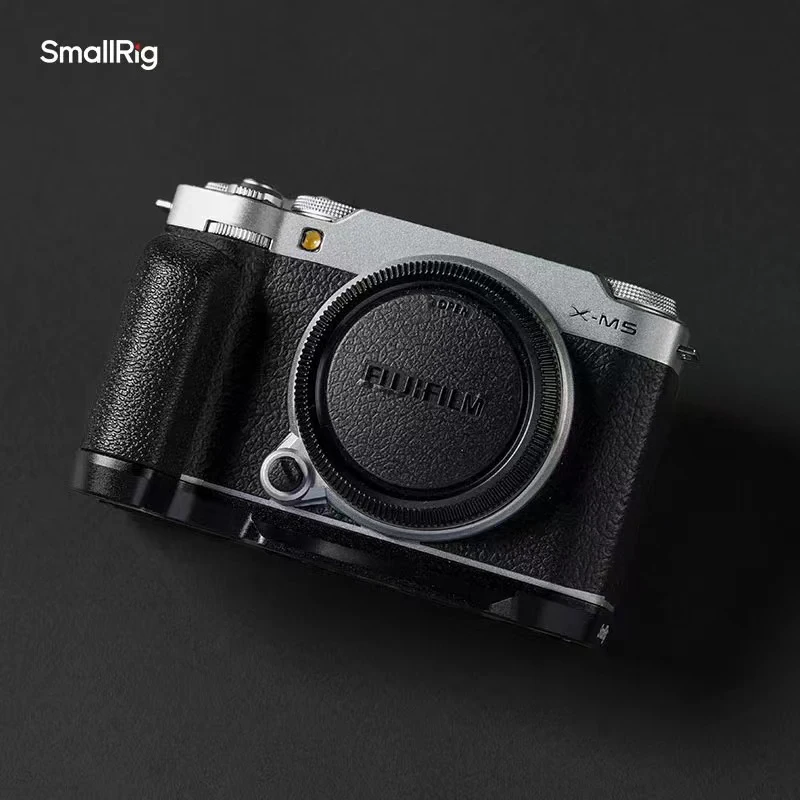 シリコンハンドル付きsmallrig l字型マウントプレート、Fujifilm X-M5に適合