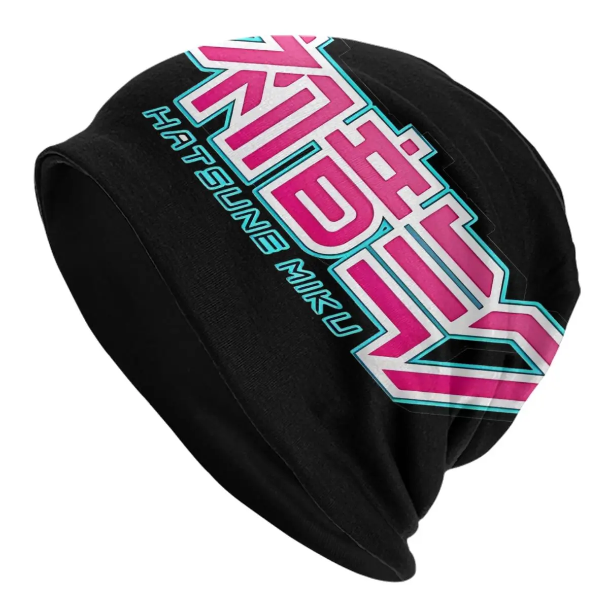 

Men Women Hatsune Miku Logo Chemo Beanies Skullies Accessories Winter Headwear Bonnet Knitting Hats Birthday Gifts Idea