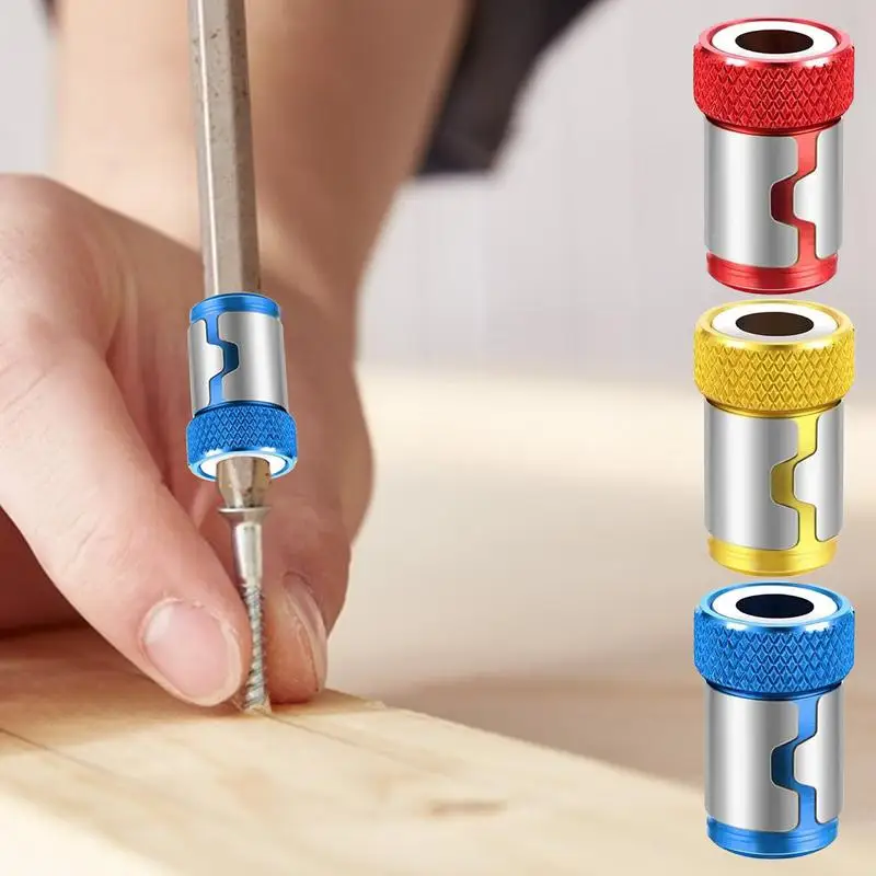 Screwdriver Bit Head Magnetic Magnet Bit Holder Power Bits Tool Strong Magnetizer Screw Catcher Holder Screw Ring Screwdriver