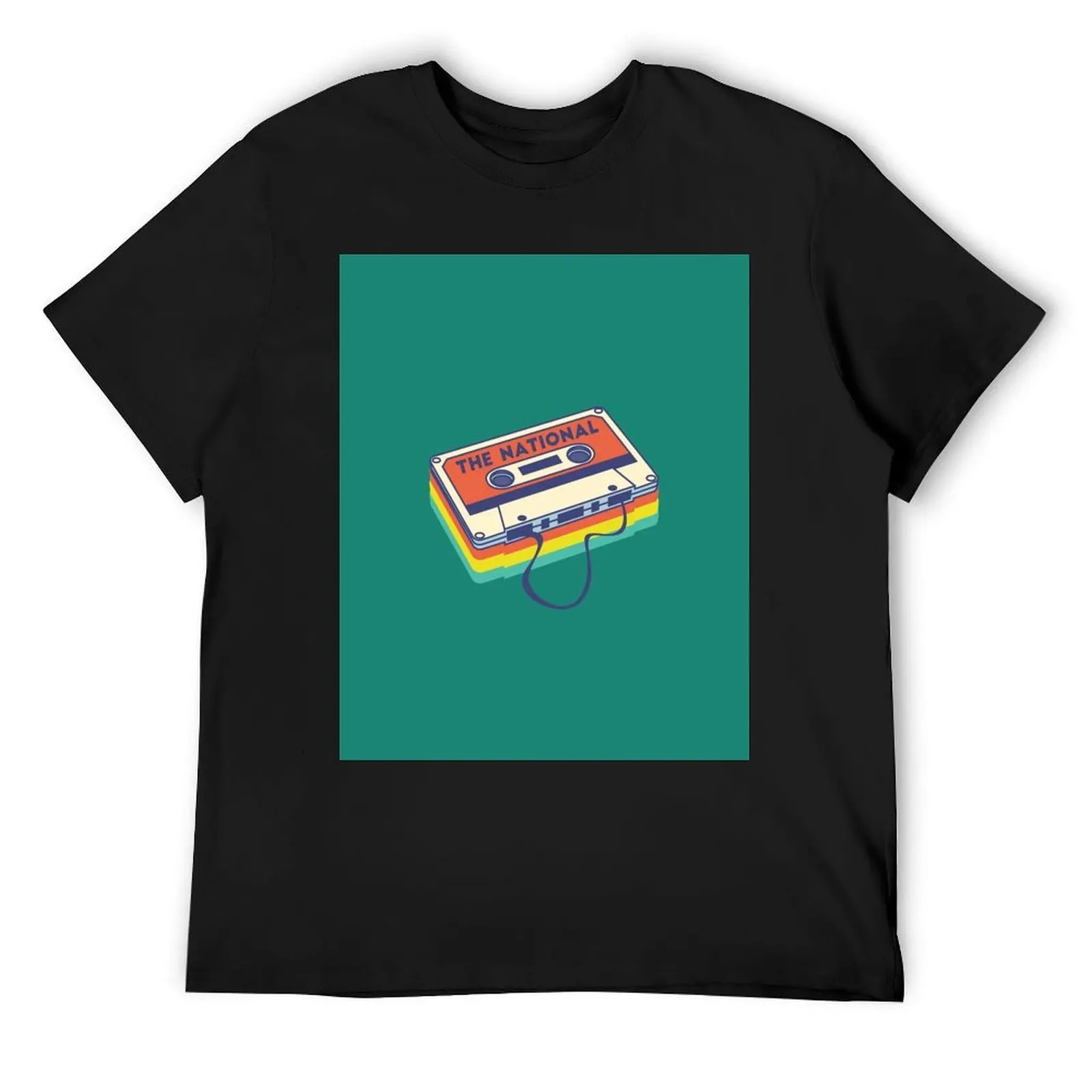 

The National Band Logo Cassette Deck T-Shirt funny shirt cotton Luxury man gifts for boyfriend men t shirts high quality