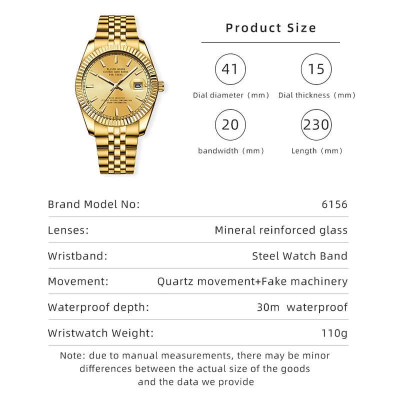 Relógio masculino de luxo relógio de quartzo casual à prova dwaterproof água luz noturna calendário pulseira de aço inoxidável relógio mecânico relógios