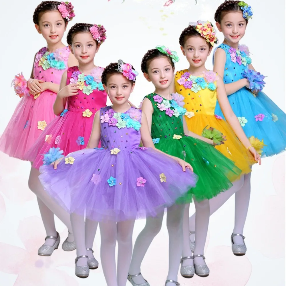 

Kids Clothes Girls Dress Party Stage Show Dance Wear Cosplay Princess Costume Fairy Fashion Clothing Children Summer Casual