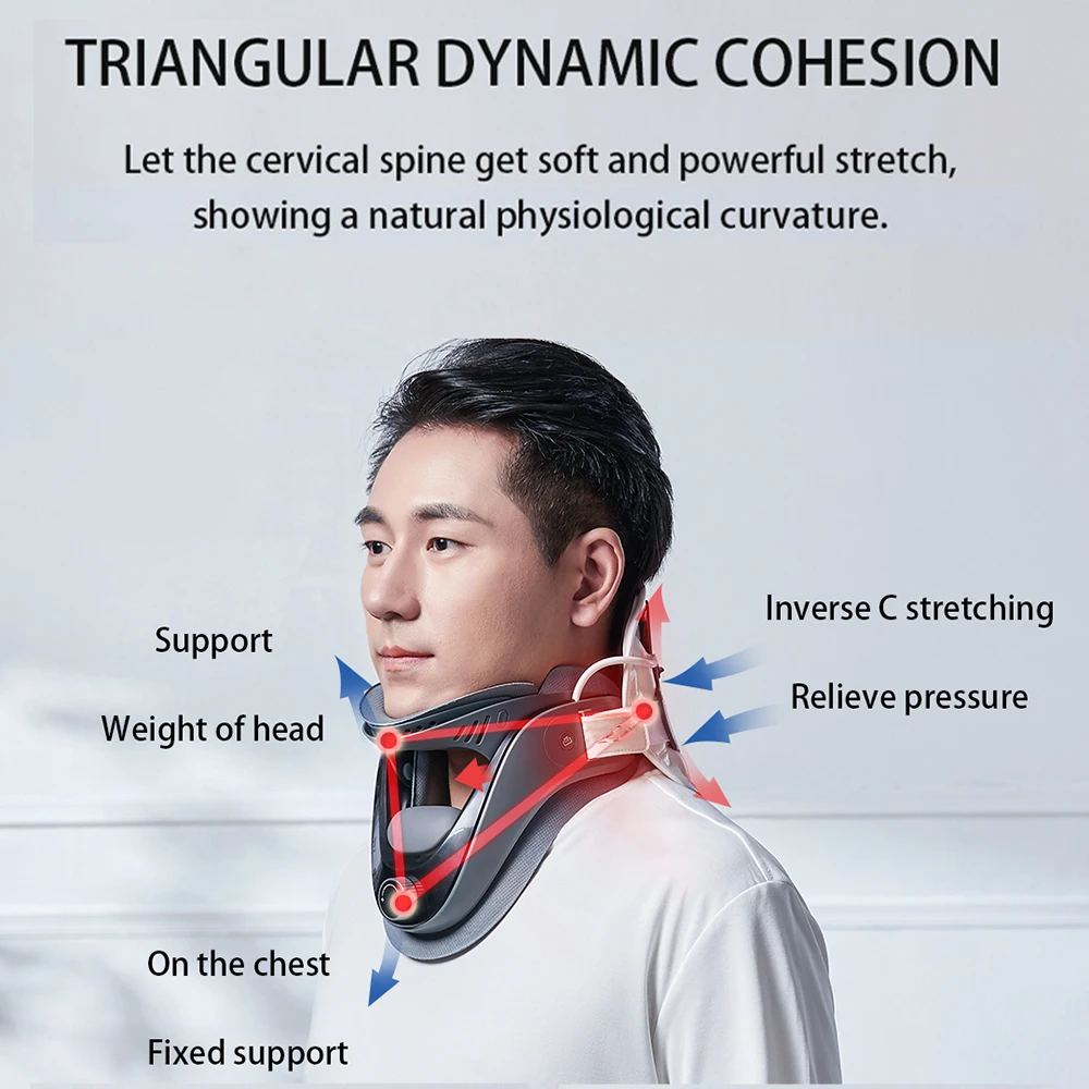 Neck Traction Device Inflatable Cervical Vertebra Tractor Support Neck Stretcher Posture Corrector Cervical Collar Stretch