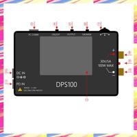 AIAI DPS100 30V 5A Portable DC Power Supply 100W Output Digital CNC Adjustable DC Stabilized Power Supply Type-C DC Input